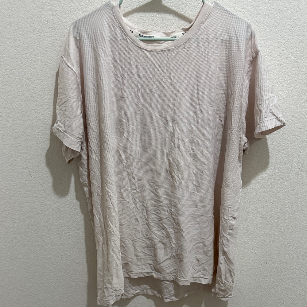 Men's Beige Short Sleeve Tee